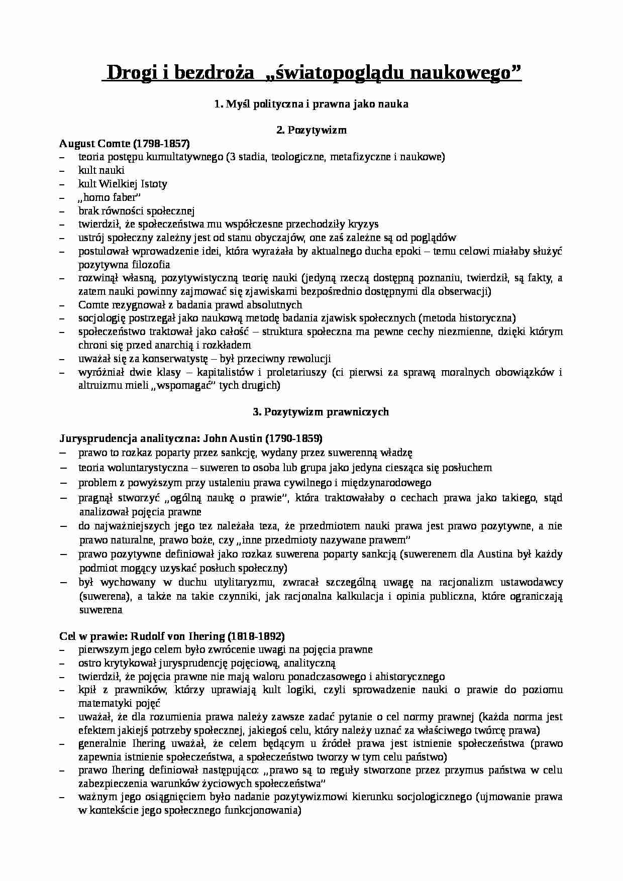 Drogi i bezdroża świato poglądu naukowego - strona 1