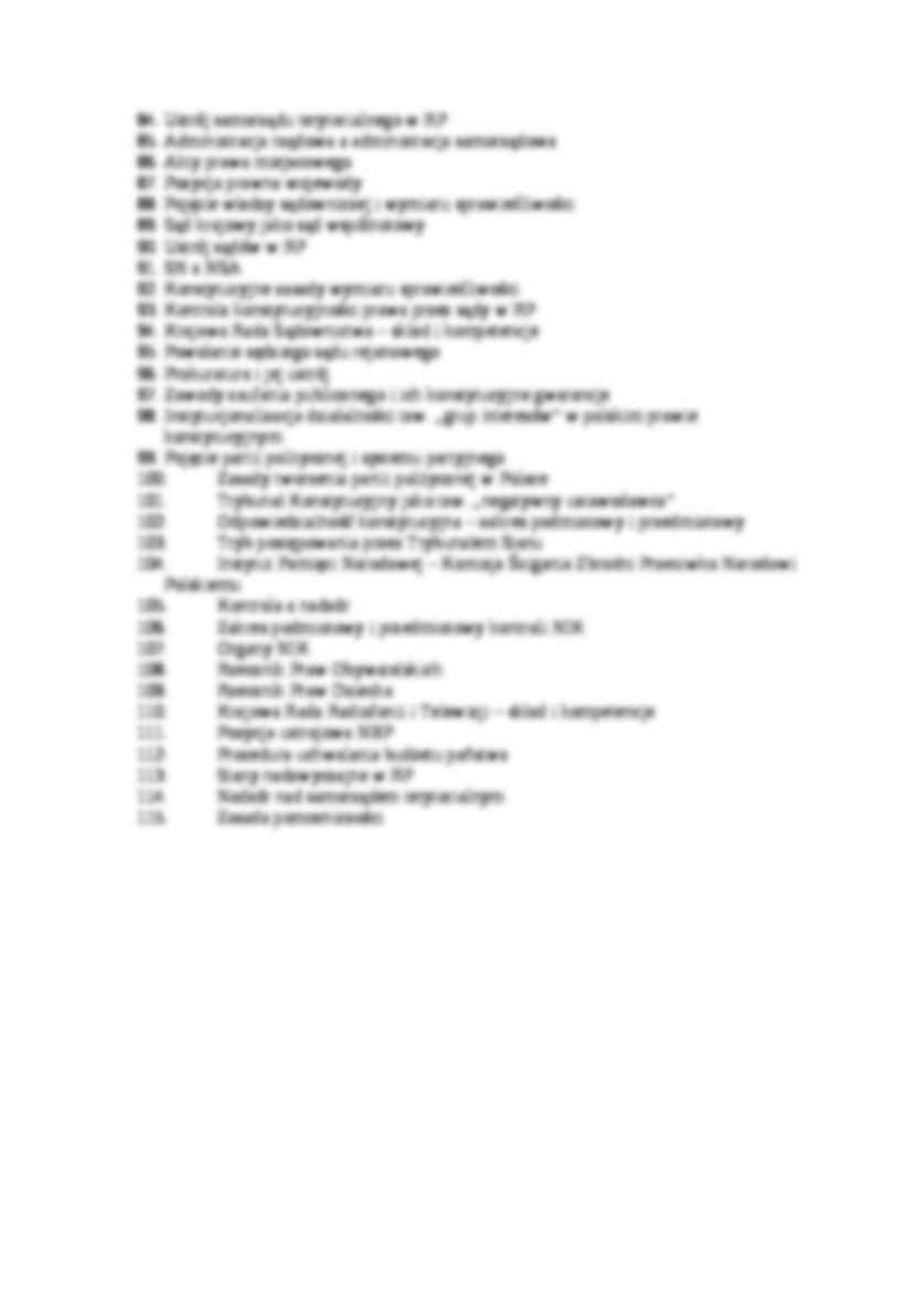 Prawo konstytucyjne - egzamin - strona 3