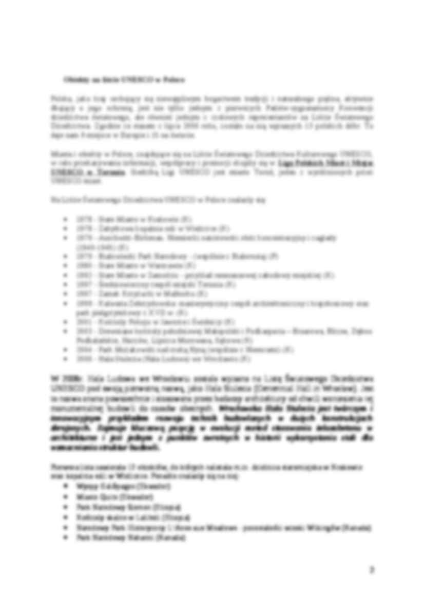 Lista Światowego Dziedzictwa UNESCO - strona 2