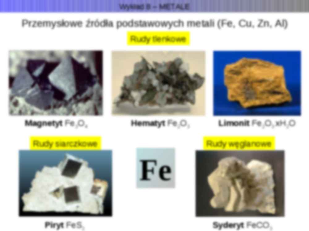 Metale - chemia nieorganiczna - Układ okresowy - strona 2