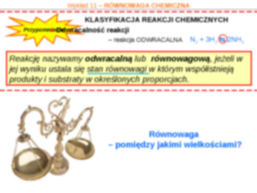 Równowaga chemiczna- wykład - strona 2