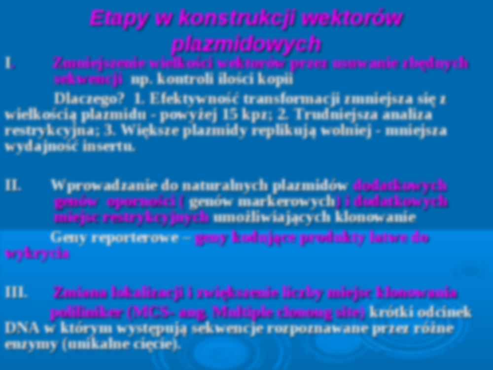 Techniki biologii molekularnej- wykład 3 - strona 3