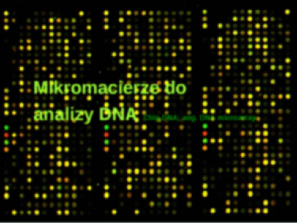 Techniki biologii molekularnej- wykład 6 - strona 3