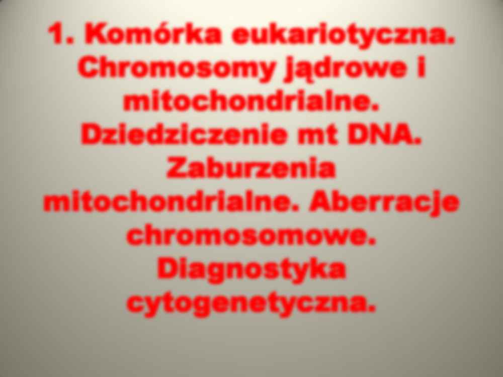 Genetyka ogólna i weterynaryjna - strona 2