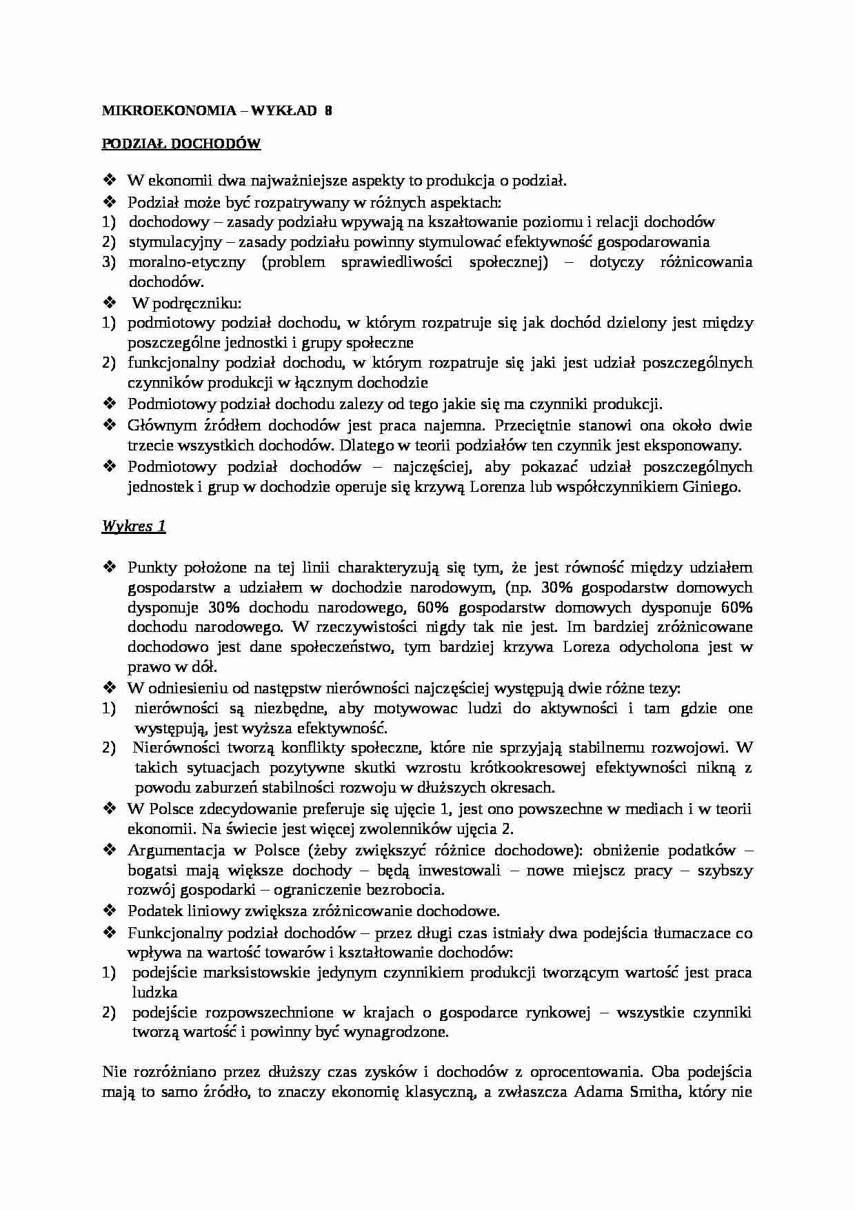 Wykład o dochodach - strona 1