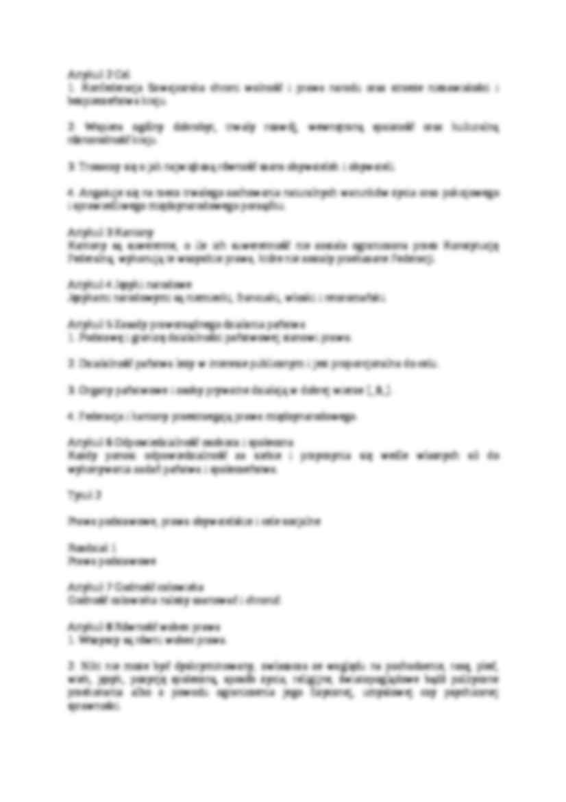 Konstytucja Szwajcarii - strona 2