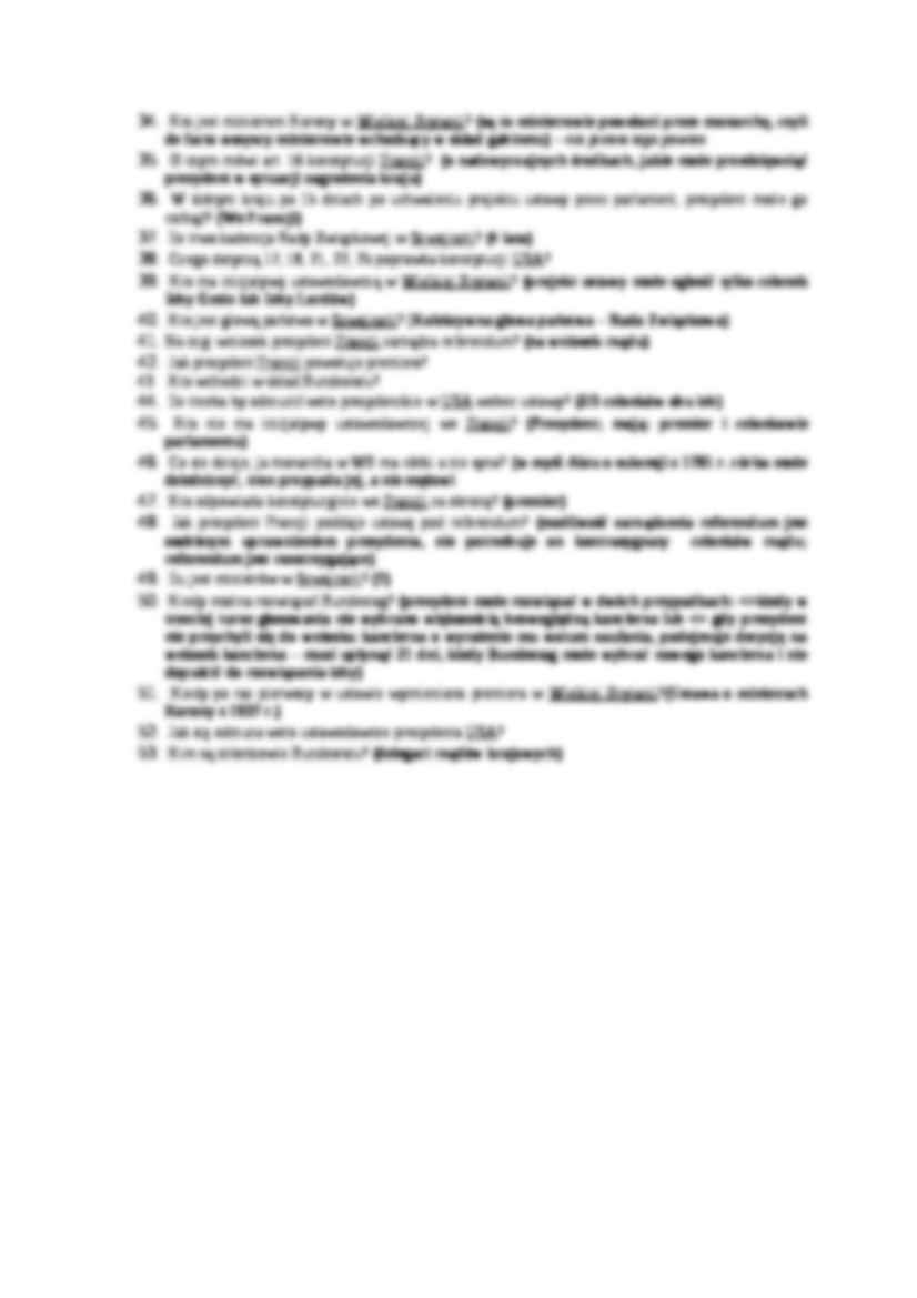 Przykładowe pytania na egzamin - strona 2