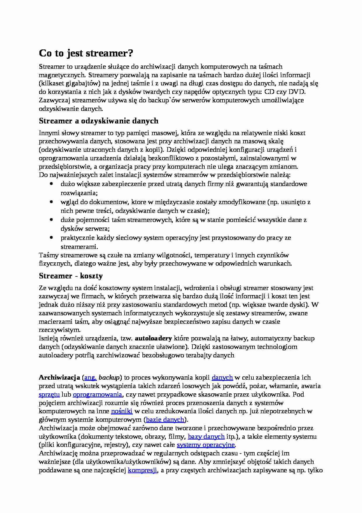 Archiwizacja - strona 1