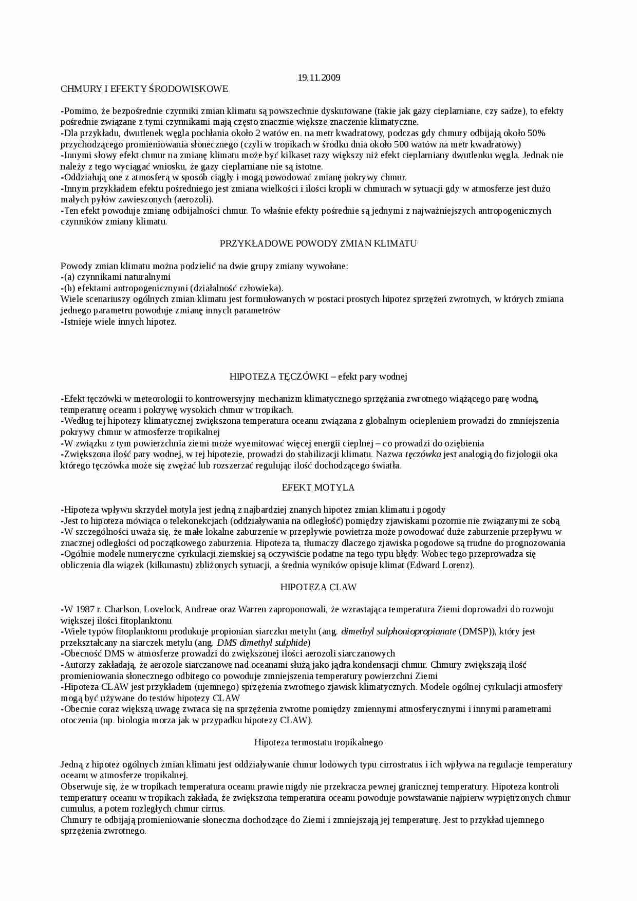 Bezpieczeństwo ekologiczne - wykład 5 - strona 1