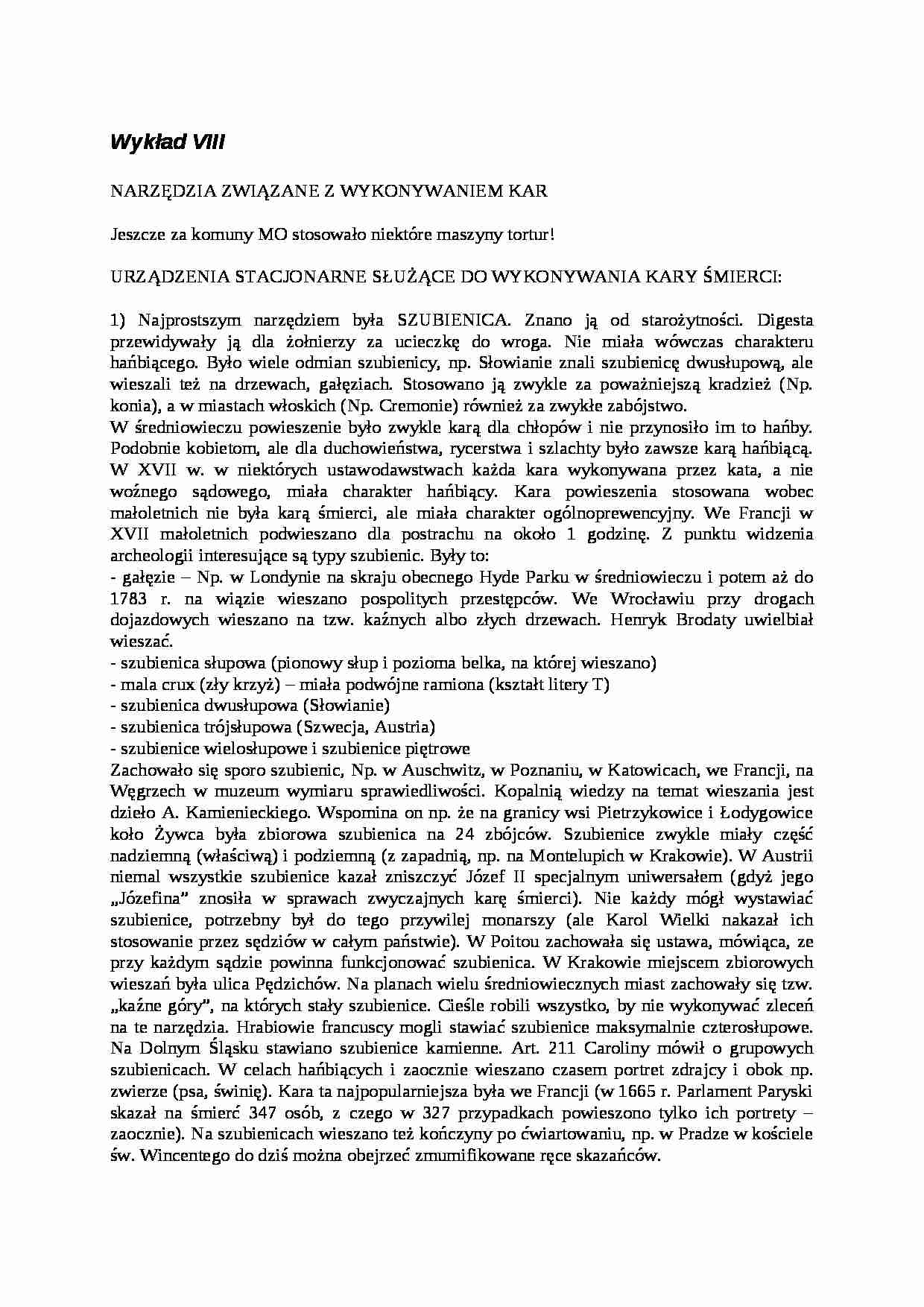 Nardzędzia do kar cielesnych - strona 1