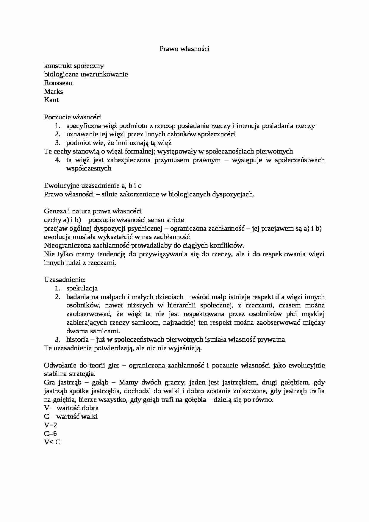 prawo własności - strona 1