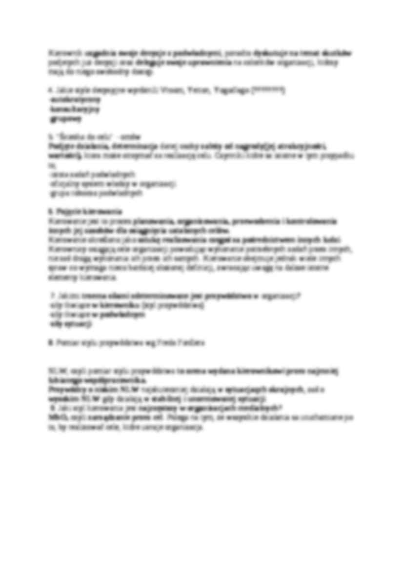 Główne pojęcia zarządzania - strona 3