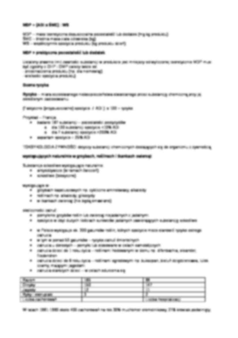 Toksykologia - wyklad 5 - strona 2