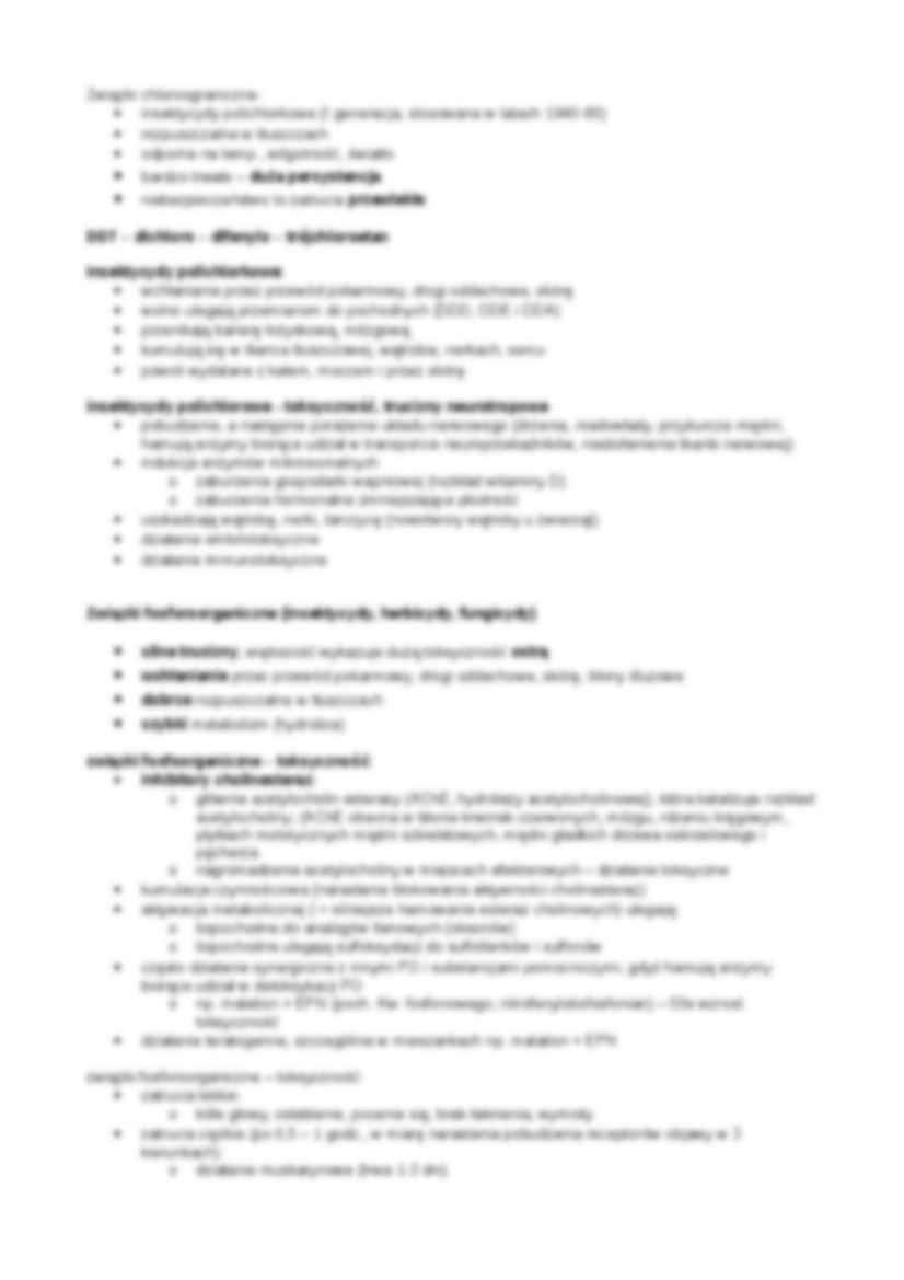 Toksykologia - wyklad 15 - strona 3