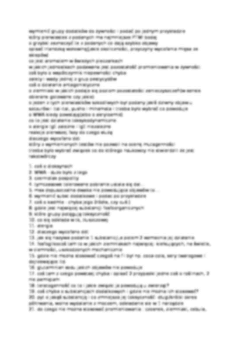Pytania z egzaminu - Rośliny oleiste - strona 2