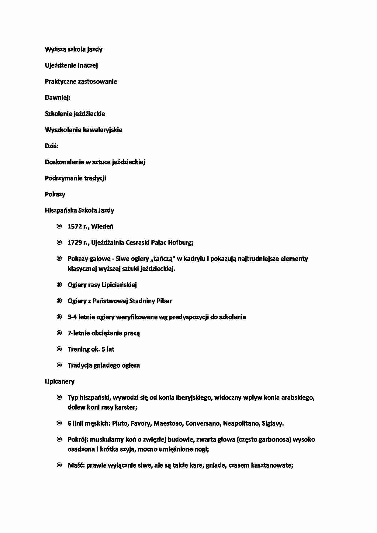 Wyższa szkoła jazdy - strona 1