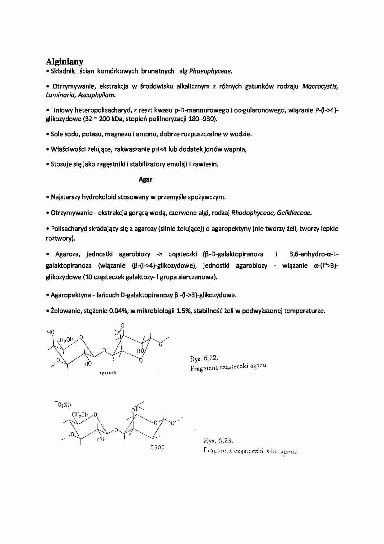 Alginiany i Karageny - strona 1