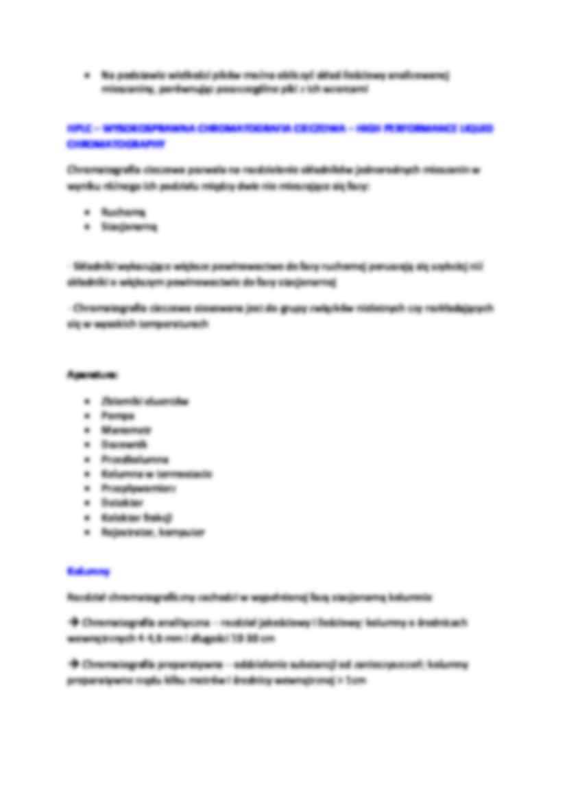 analiza żywności - notatki - strona 3