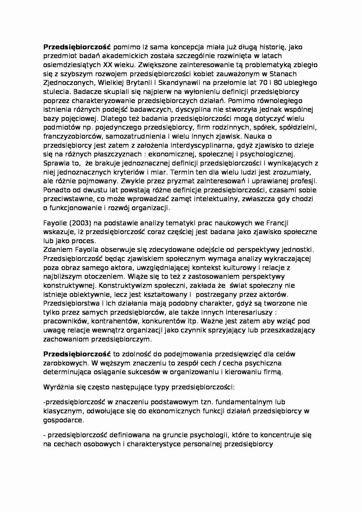 Przedsiębiorczość - strona 1