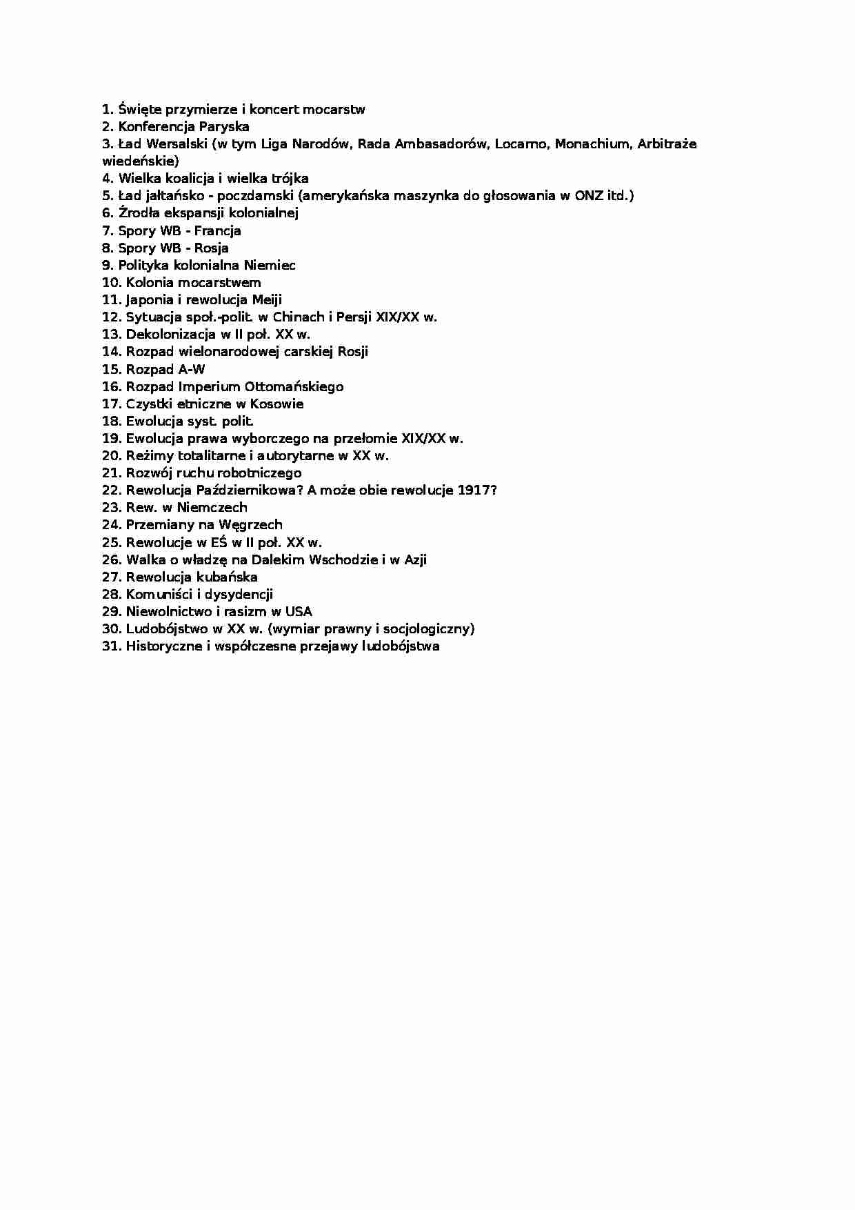 Zagadnienia na egzamin - strona 1