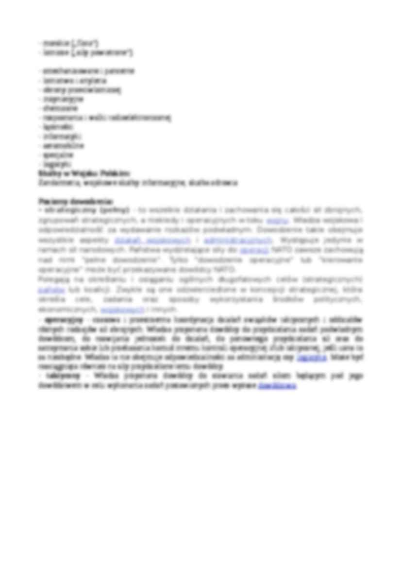 Obronność państwa - system obronności państwa - strona 3