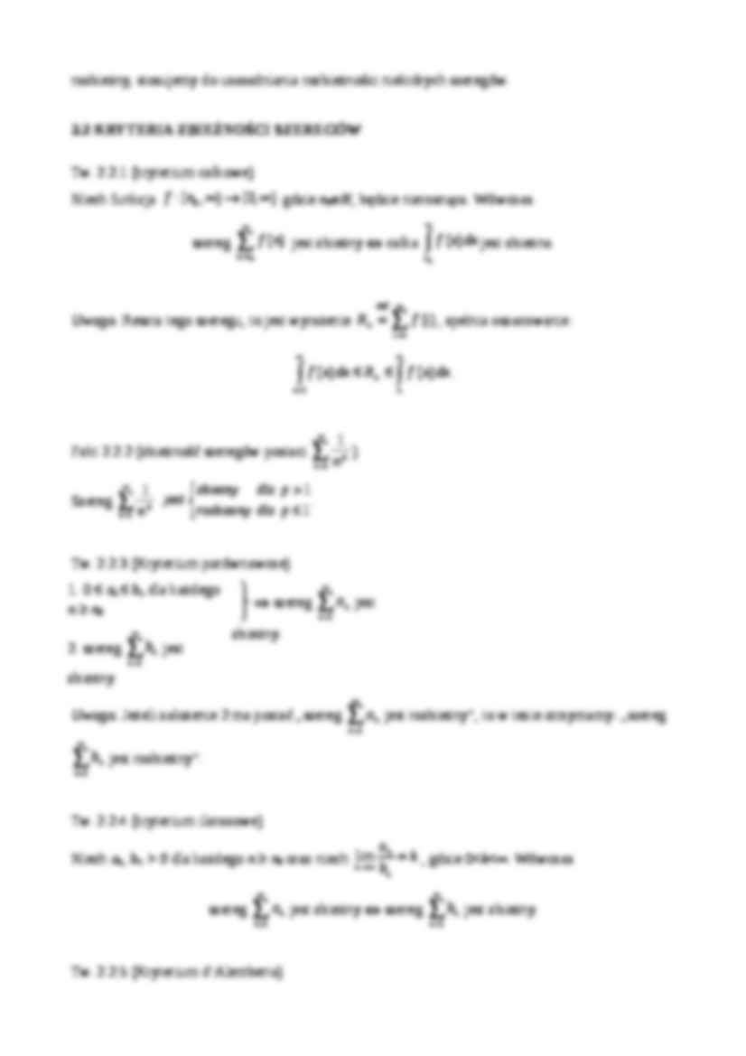 Szeregi liczbowe i potęgowe - strona 2