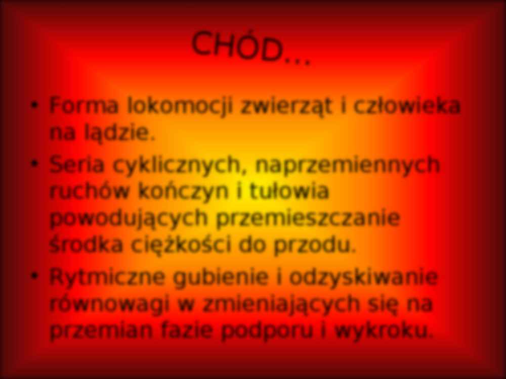 Chód patologiczny - uszkodzenia kostno-szkieletowe - strona 2