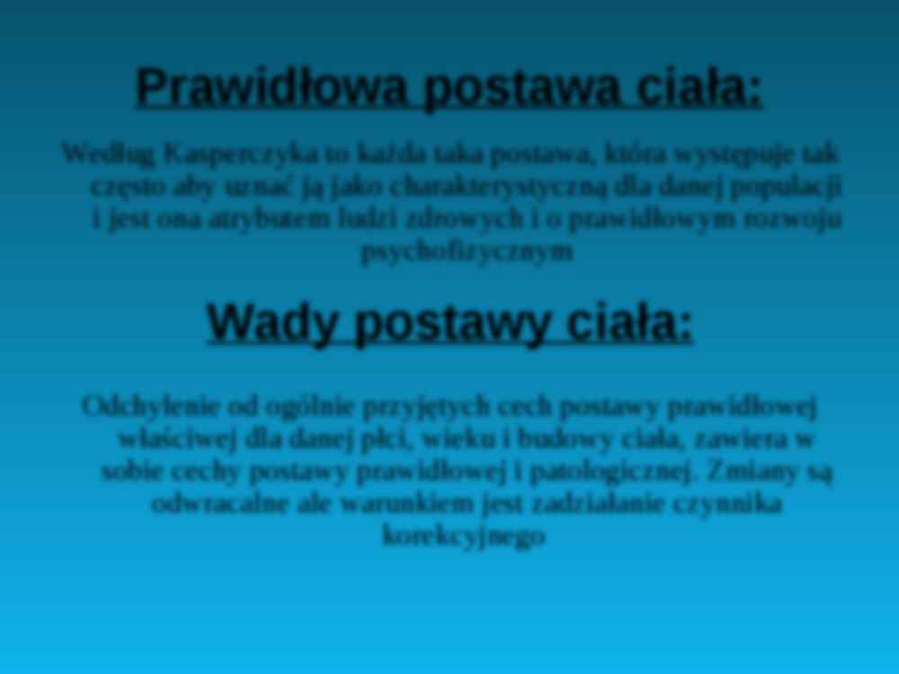 Wady postawy w płaszczyźnie czołowej  - strona 2
