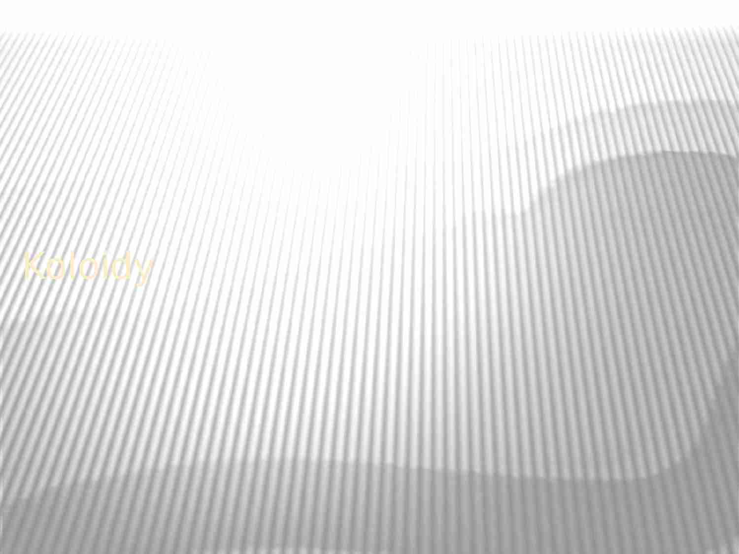 Chemia ogólna - Koloidy - strona 1