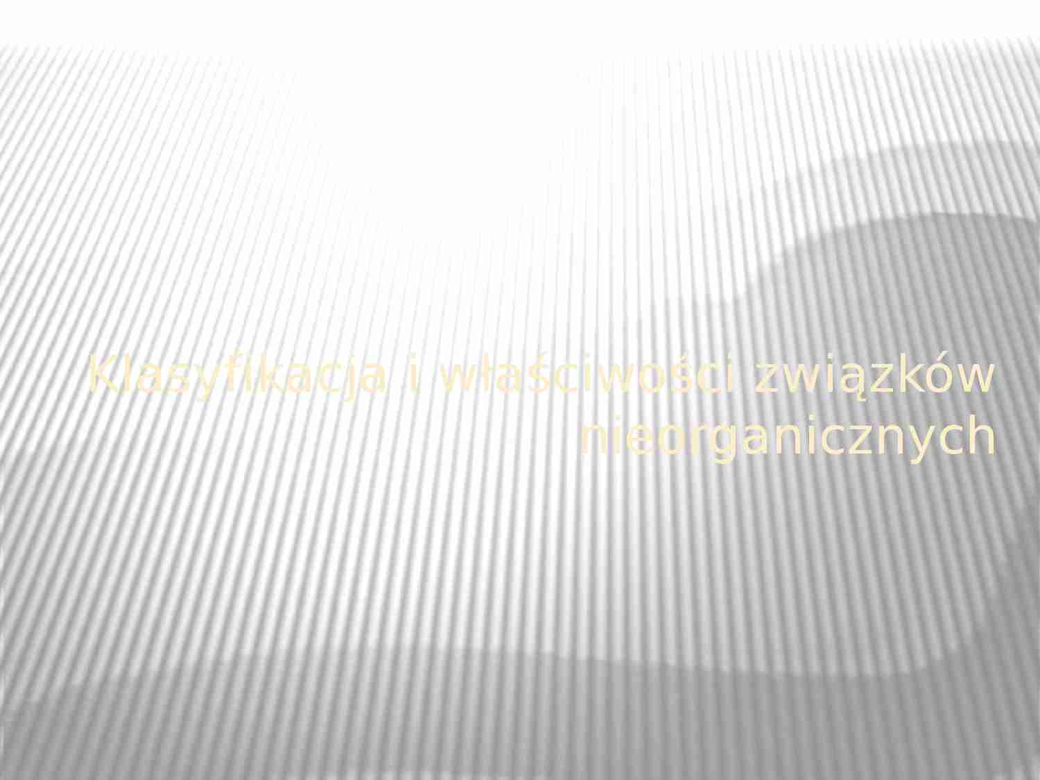 Chemia ogólna - nieorganiczne - strona 1