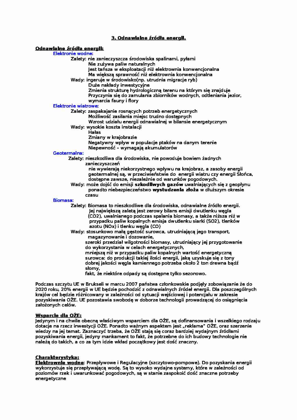Odnawialne źródła energii. - strona 1