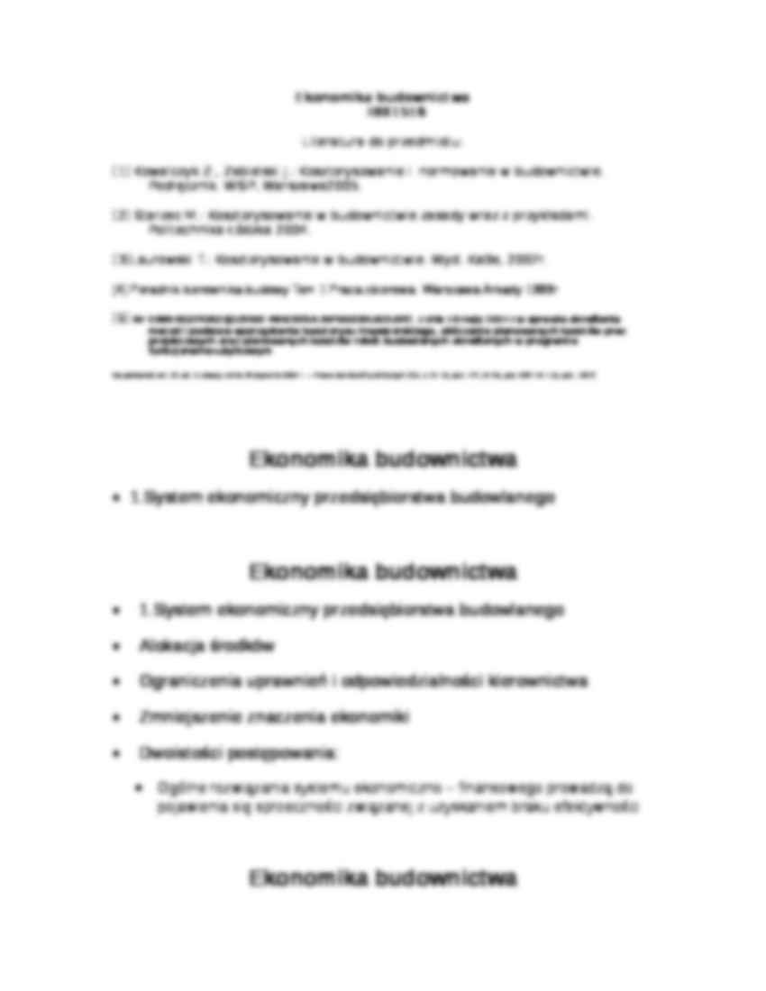 Ekonomika budownictwa 1 - strona 2