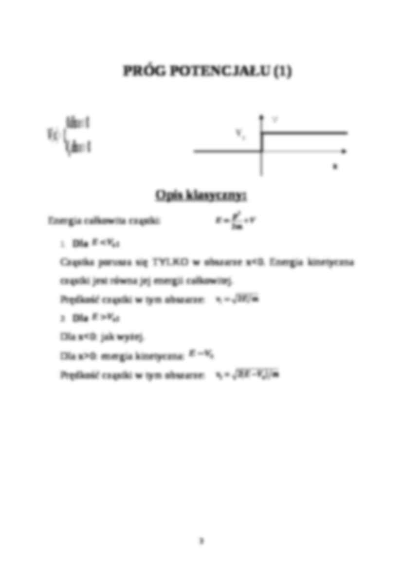 Równania Schrodingera dla wybranych potencjałów - strona 3