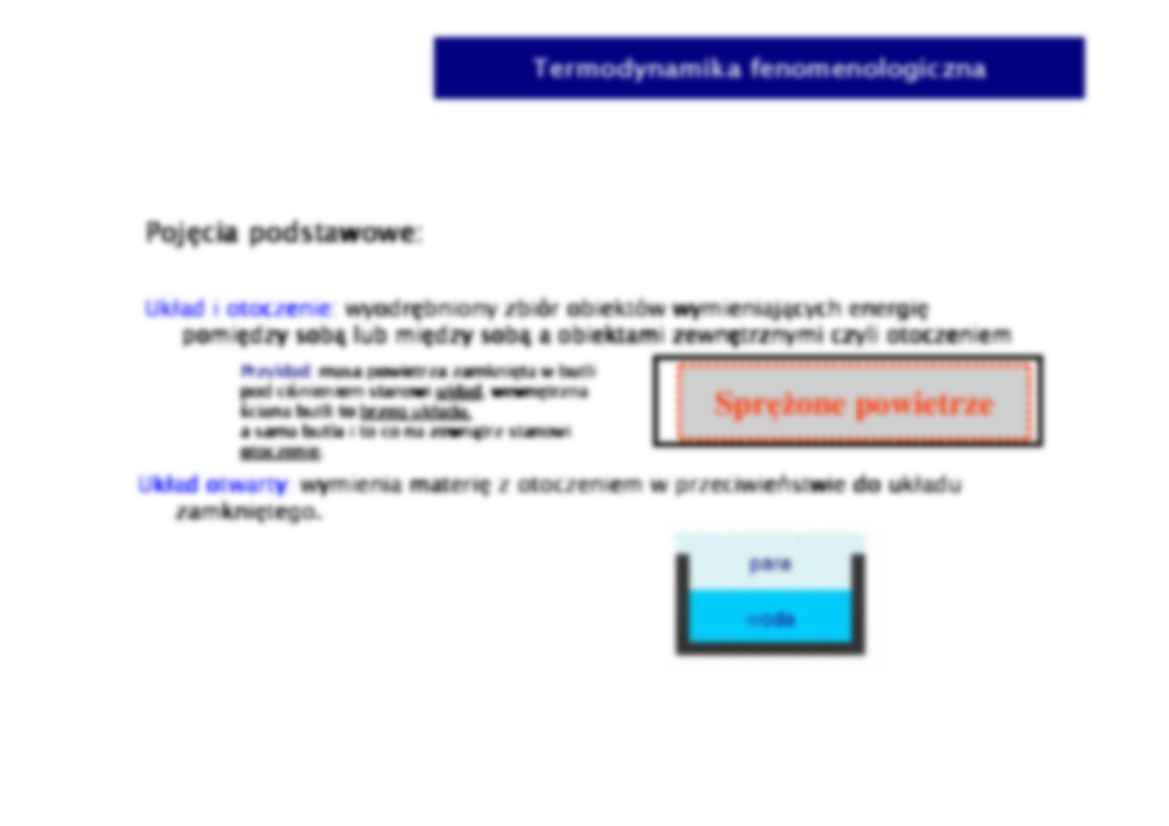 Termodynamika fenemenologiczna - fizyka - strona 2