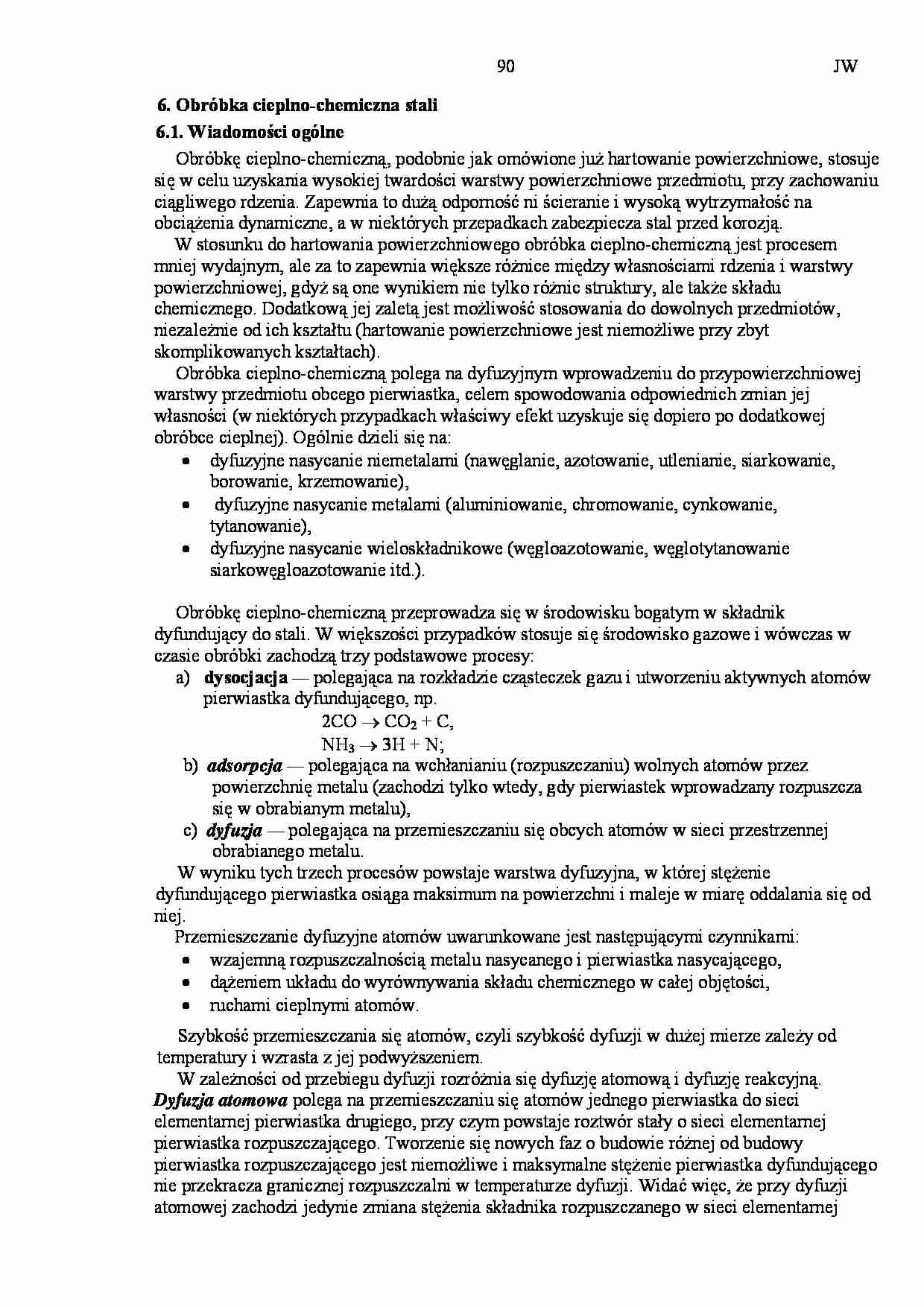 Materiałoznastwo - obróbka cieplnochemiczna - strona 1