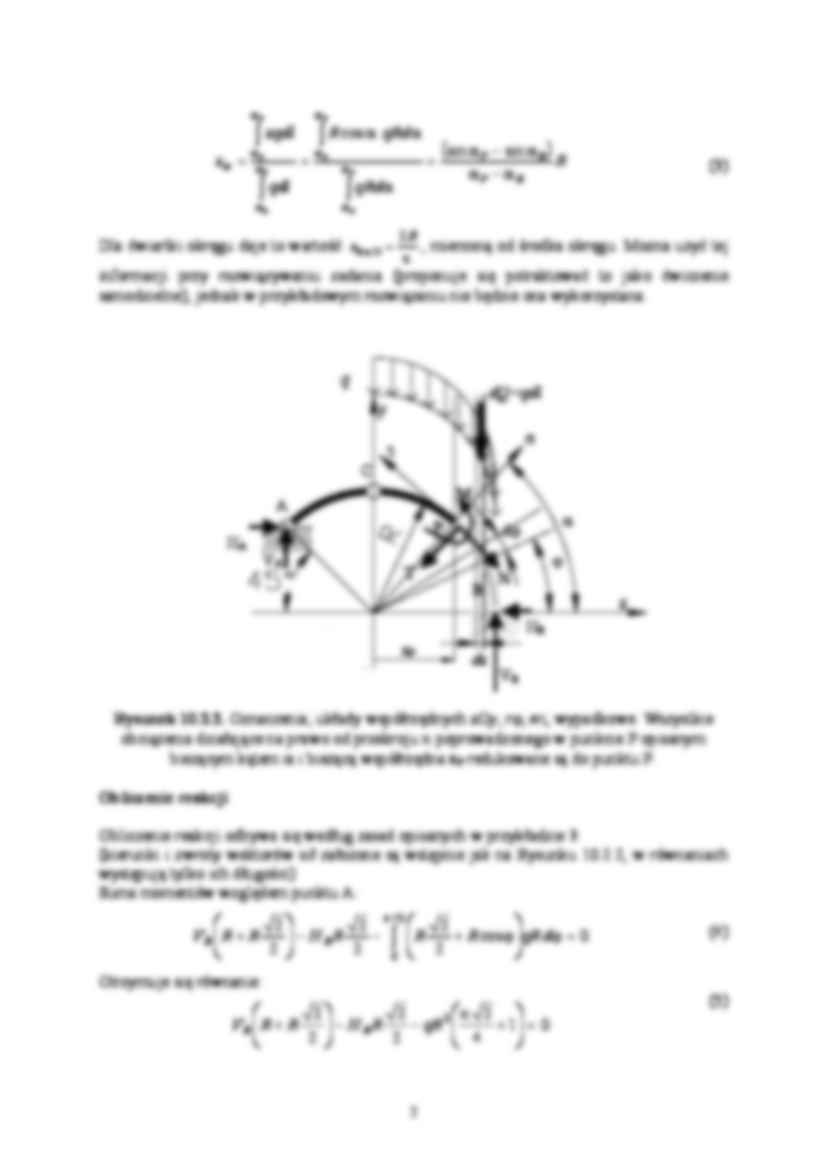Łuk obciążony ciężarem przęsła - strona 2