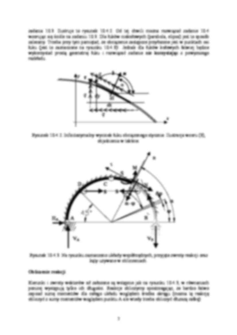 Łuk ze ściągiem, obciążenie styczne - strona 2