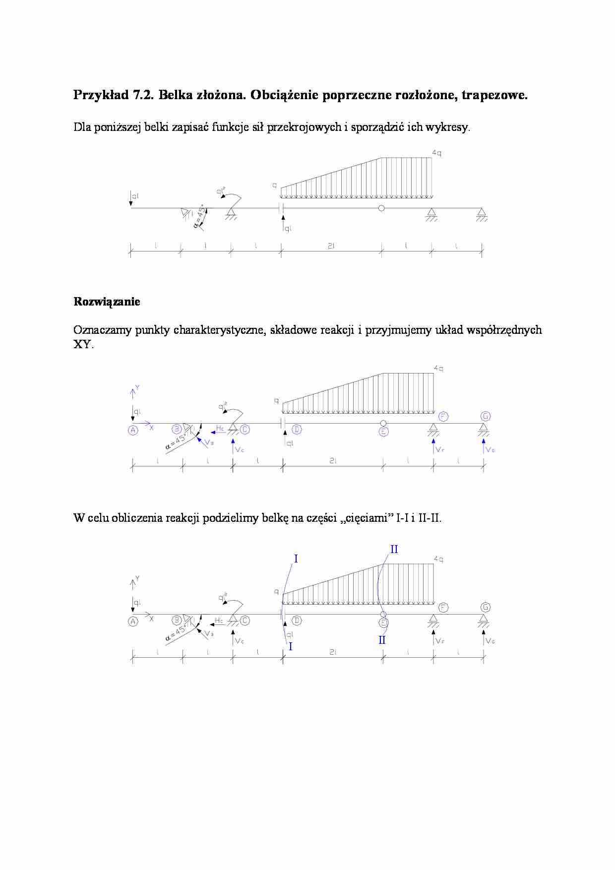 Obciążenie poprzeczne rozłożone - strona 1