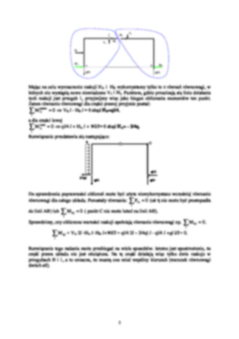 Rama trójprzegubowa - przykład - strona 2