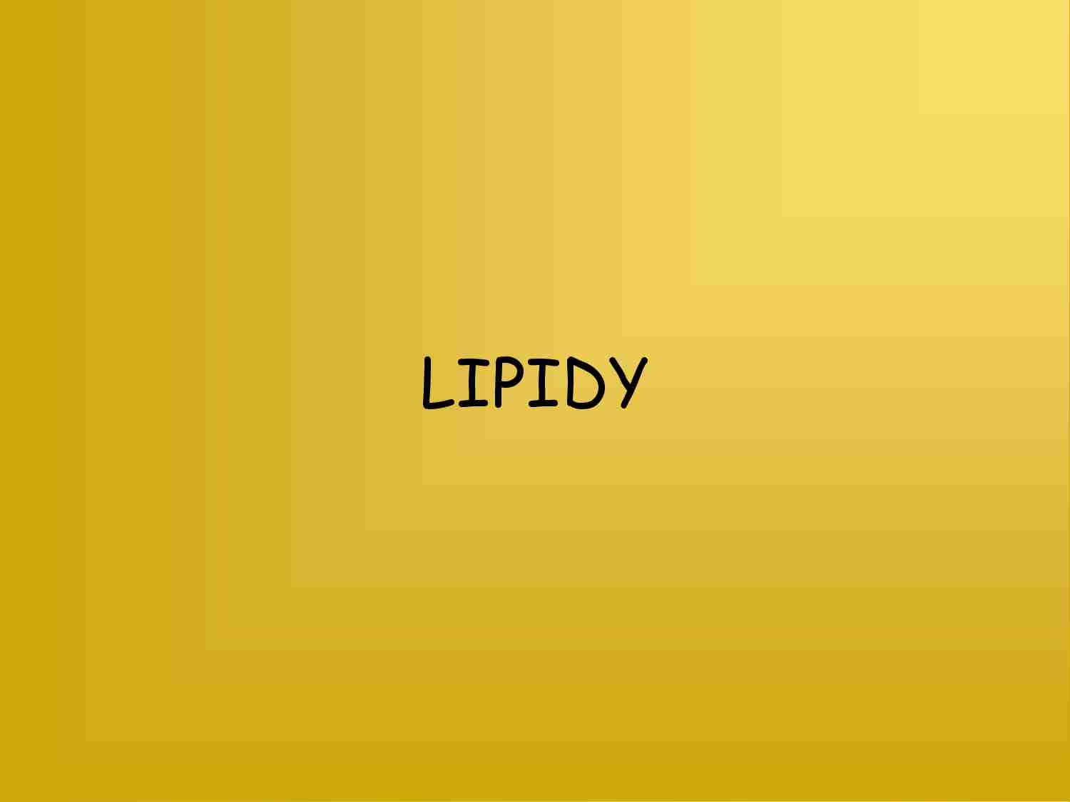 Metabolizm roślin - Lipidy - strona 1