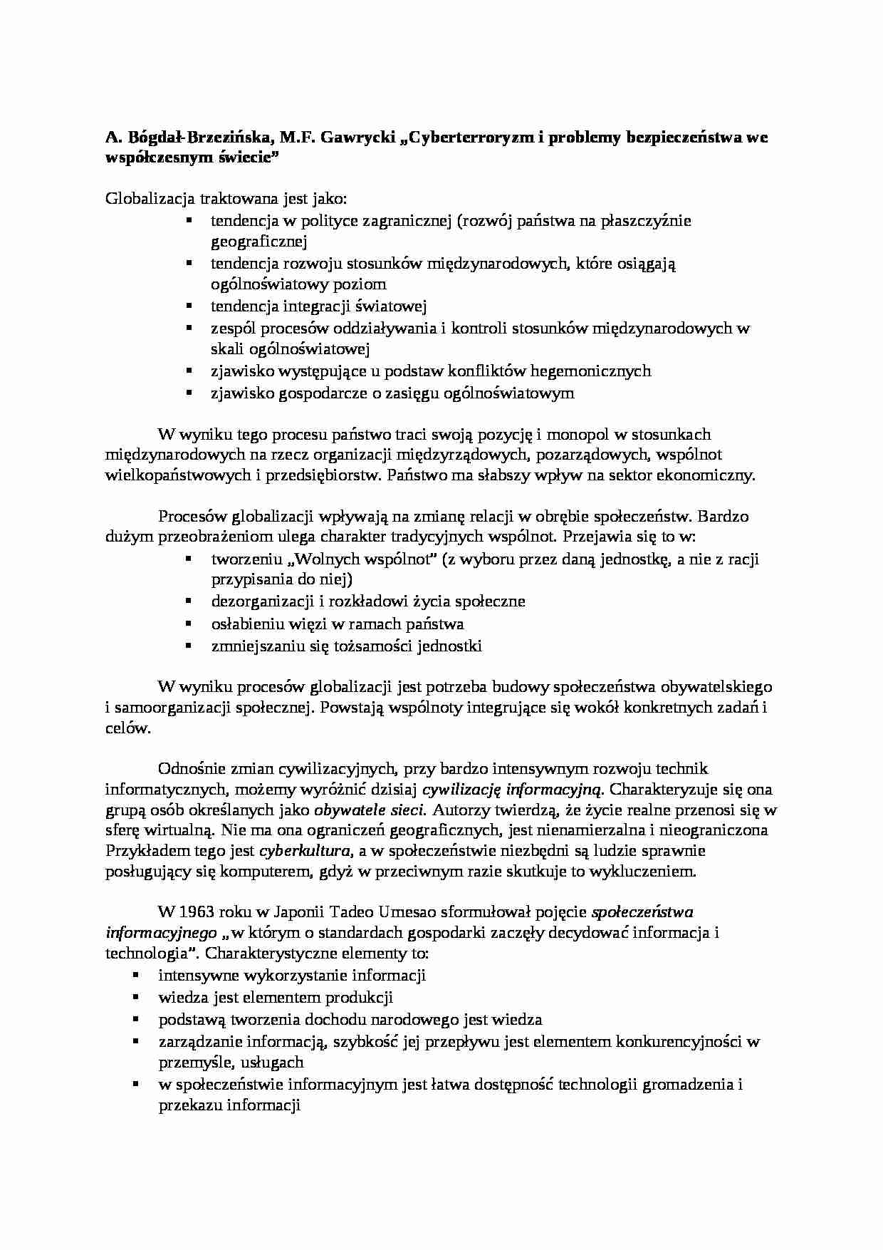 Socjologia ogólna - globalizacja (2) - strona 1