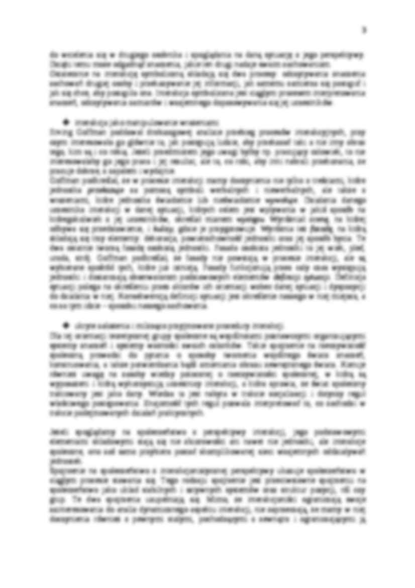 Socjologia - interakcje społeczne  - strona 3