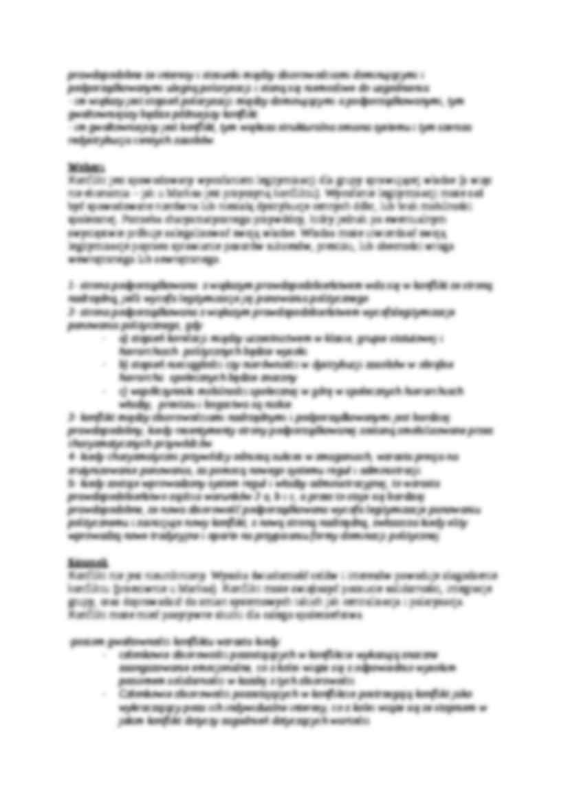 Socjologia - teorie konfliktu - strona 2