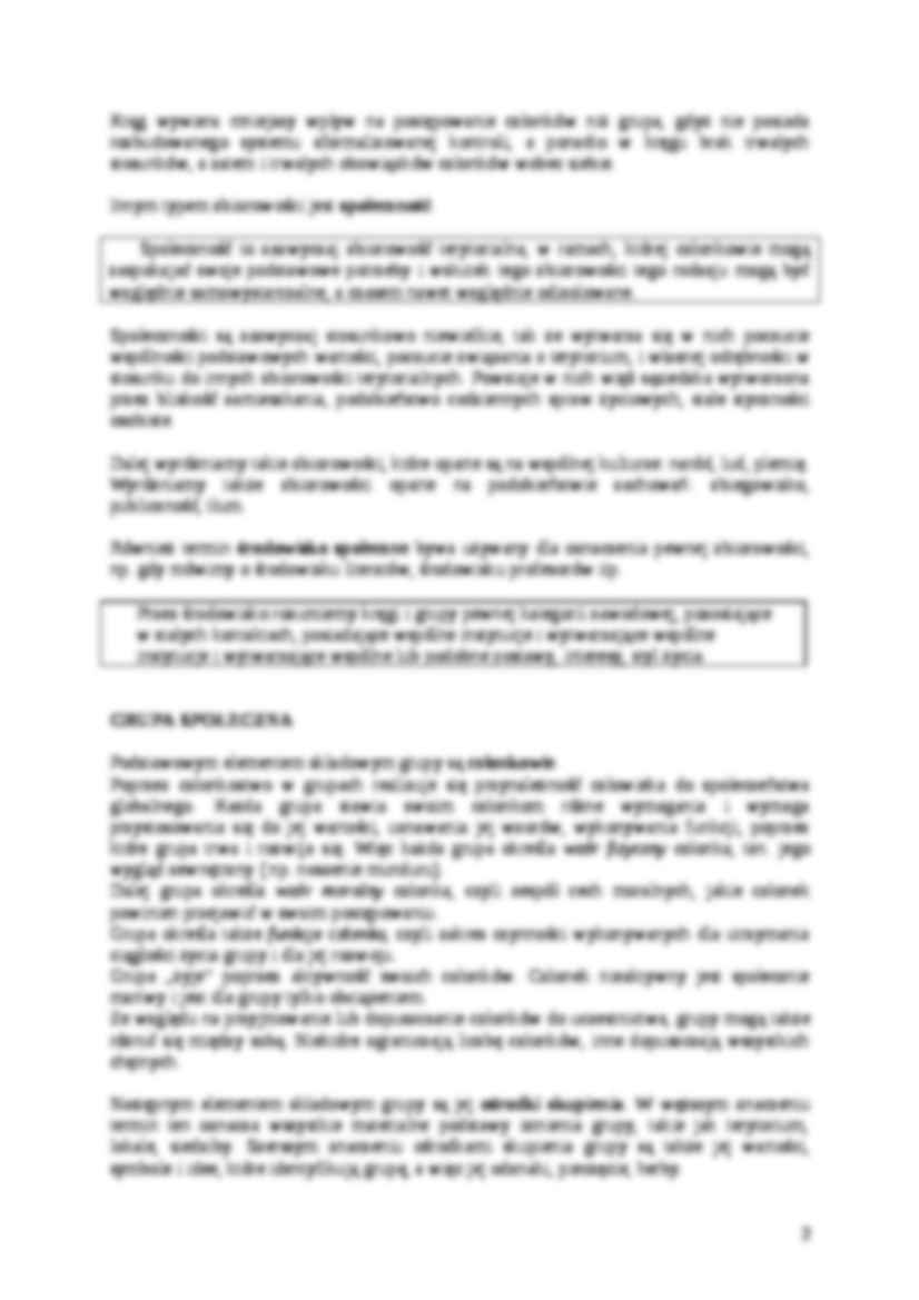 Socjologia - zbiorowości społeczne - strona 2