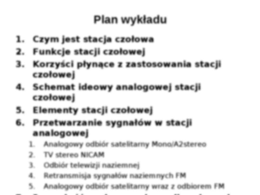 Analogowa stacja czołowa - strona 2