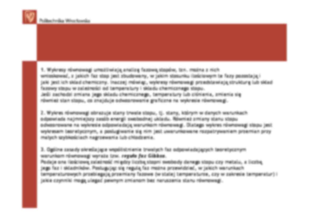 Wykład 4, analiza wykresów równowagi - strona 2