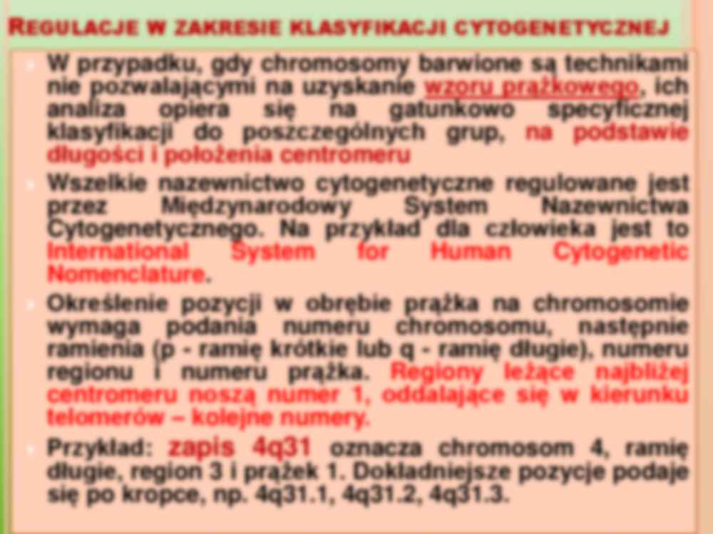 Budowa chromosomów i aberracje chromosomowe - strona 3
