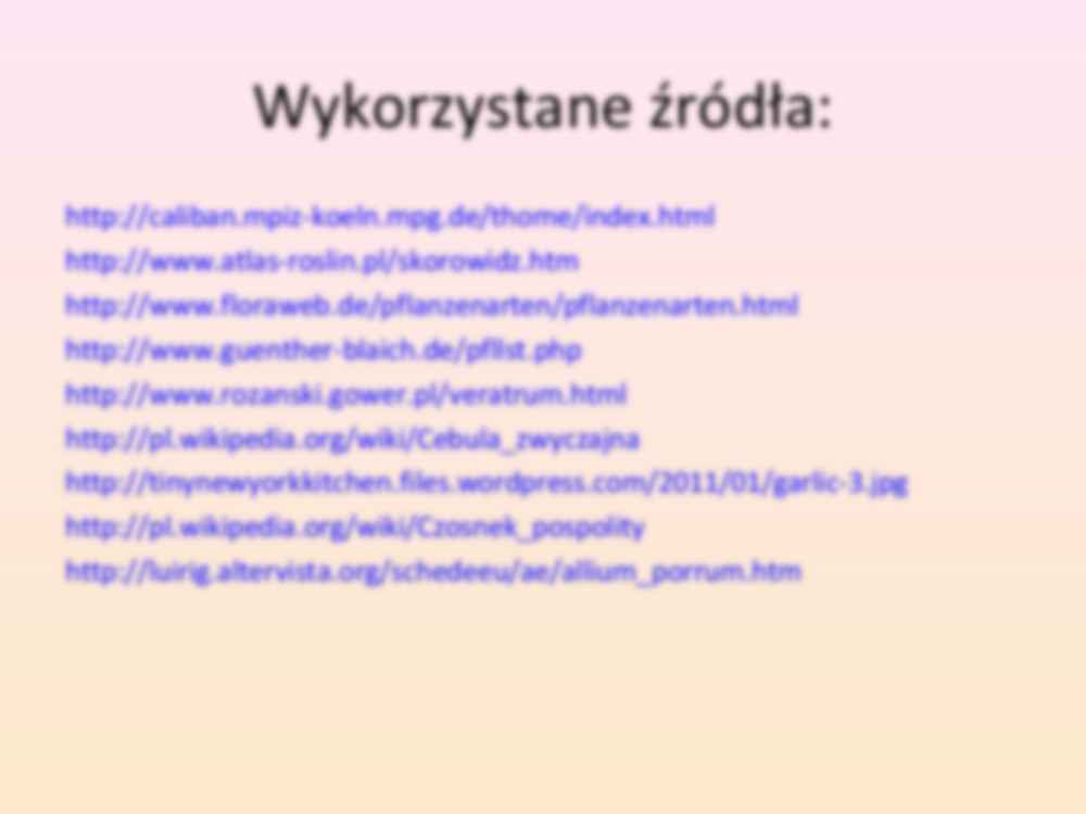 Przewodnik do rozpoznawania roślin użytkowych i trujących - rodzina Liliowate - strona 2
