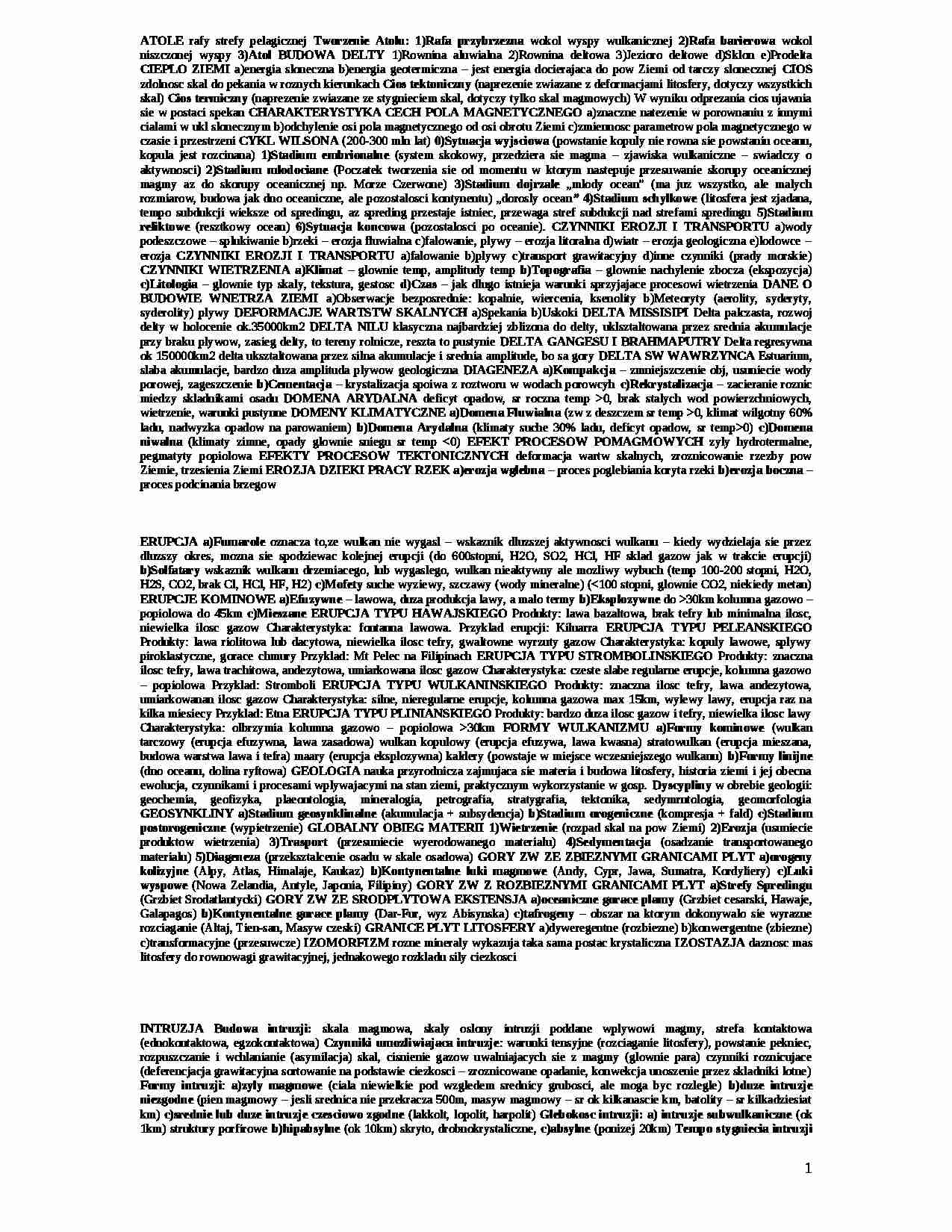 Wiedza w pigułce - Geologia dynamiczna - strona 1