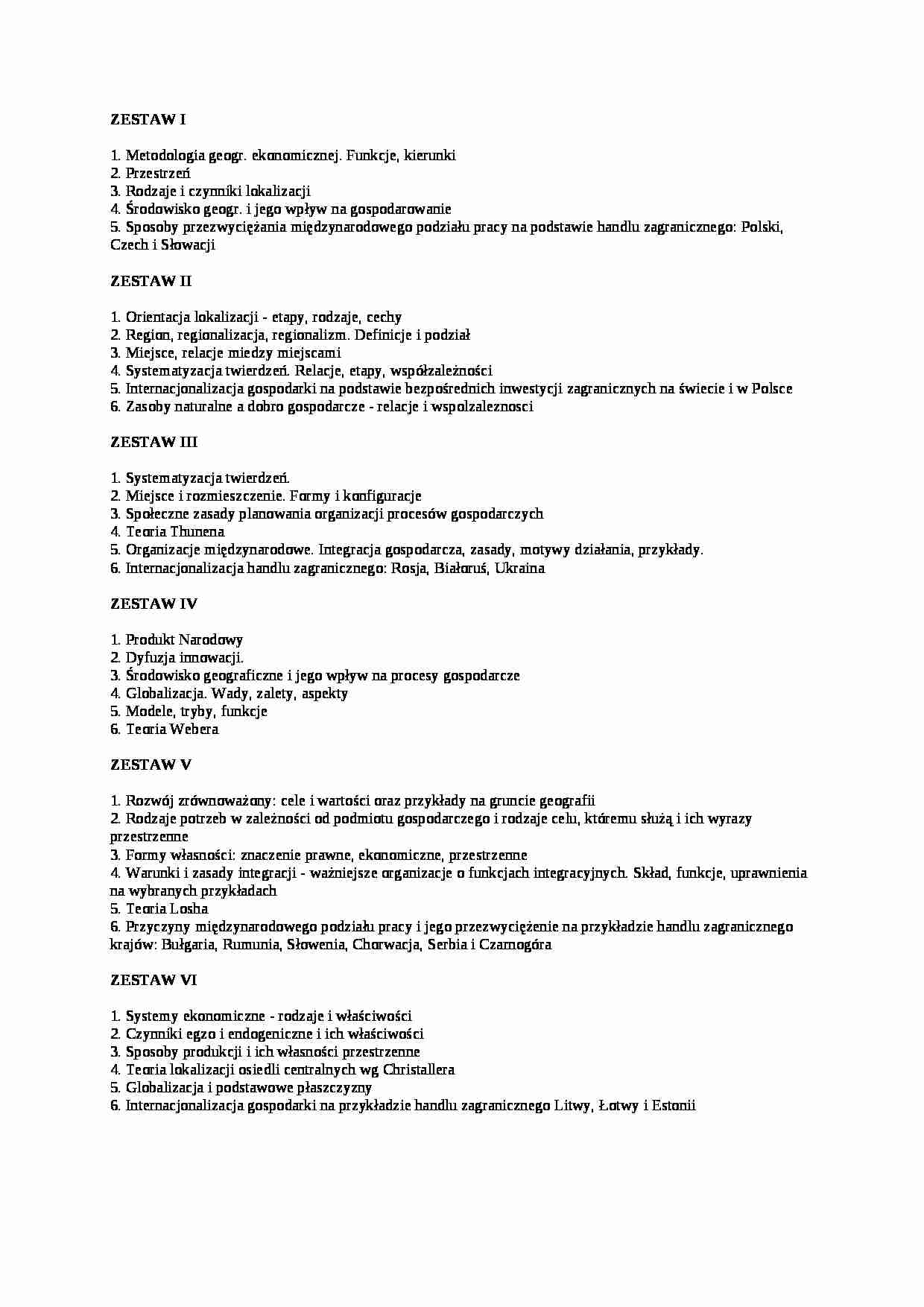 Egzamin - podział pracy - strona 1